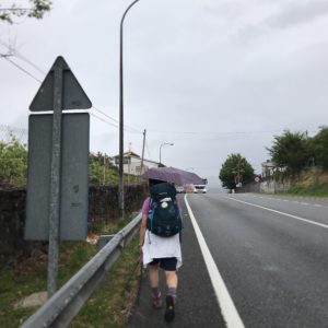 カミーノ「ポルトガル人の道」の雨装備