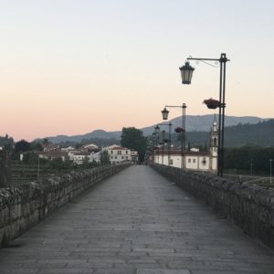 カミーノ「ポルトガル人の道」ポンテ・デ・リマの夜明け