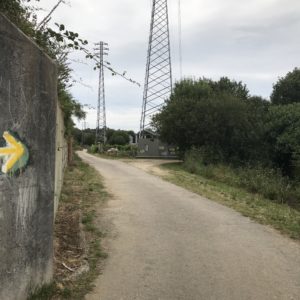 カミーノ「ポルトガル人の道」Porrinoの分かれ道